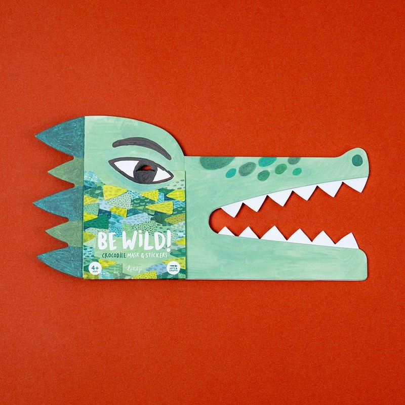 crocodile mask and stickers